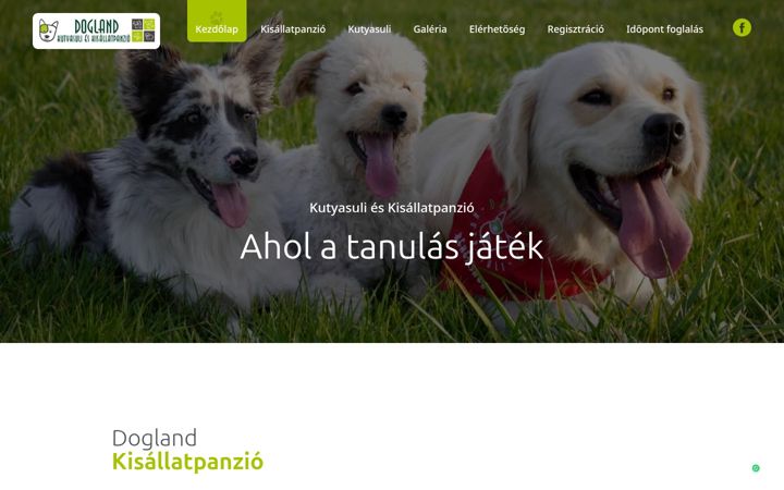 Screenshot of dogland.hu