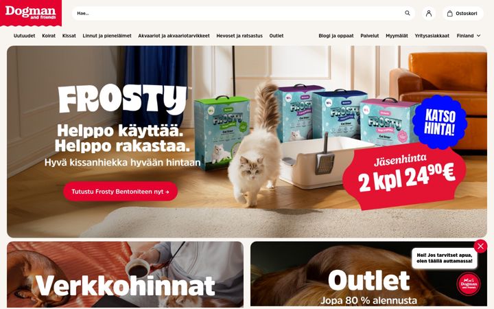 Screenshot di dogman.fi