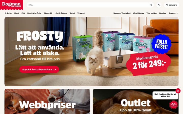 Screenshot of dogman.se