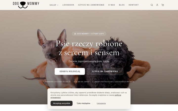 Snimka zaslona za dogmommy.pl