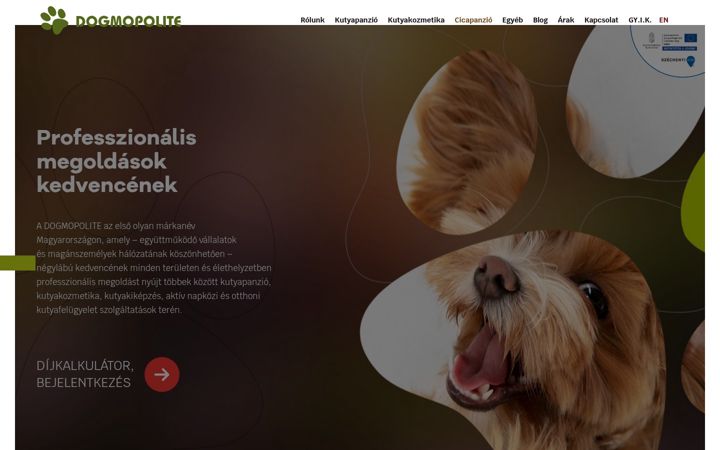 Screenshot of dogmopolite.hu