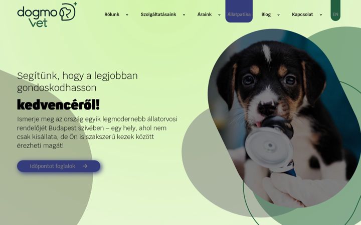 Screenshot of dogmovet.hu