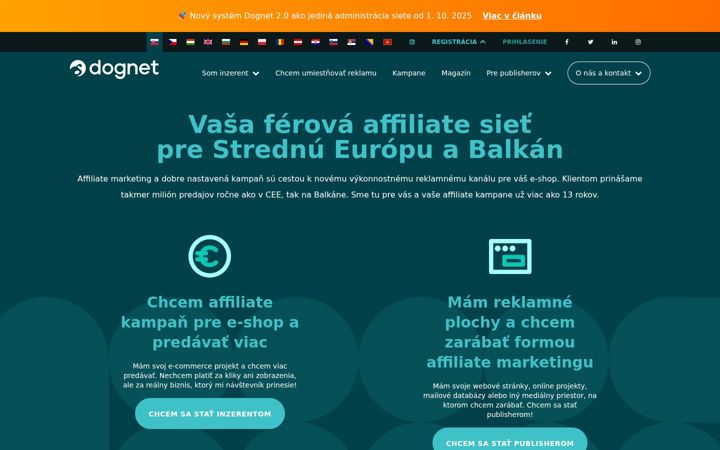 Screenshot of dognet.sk