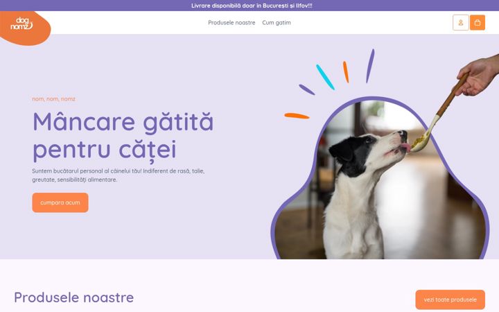 Screenshot of dognomz.ro