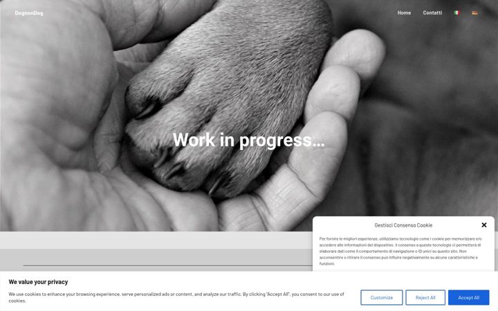 Screenshot of dognondog.com