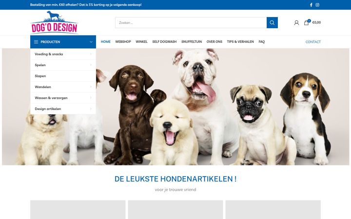 Screenshot of dogodesign.be