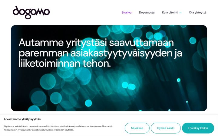 Screenshot di dogomo.fi