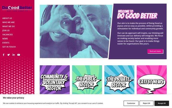 Screenshot of dogoodbetter.org.uk