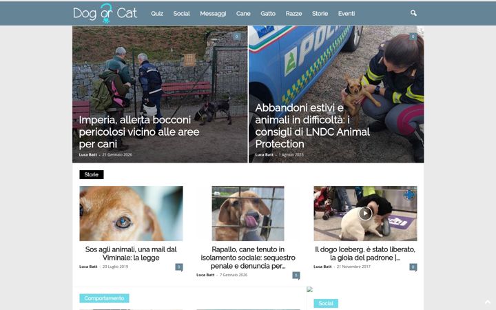 Screenshot of dogorcat.com