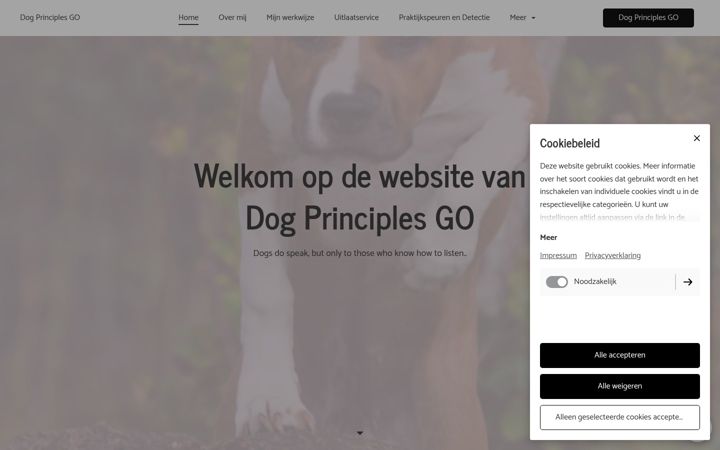 Screenshot of dogprinciplesgo.nl