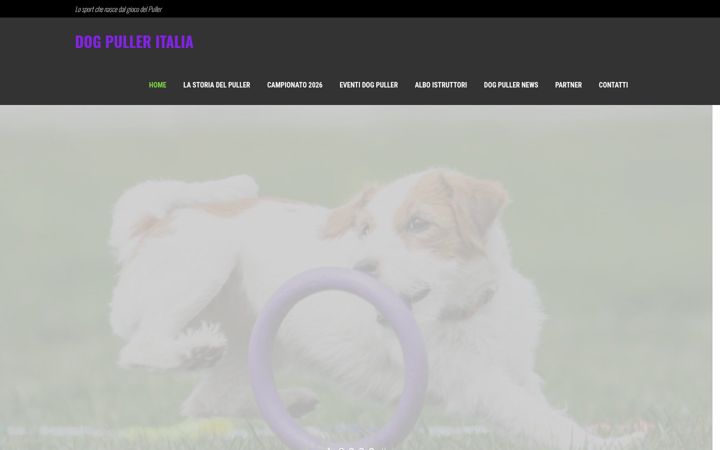 Captura de pantalla de dogpulleritalia.it