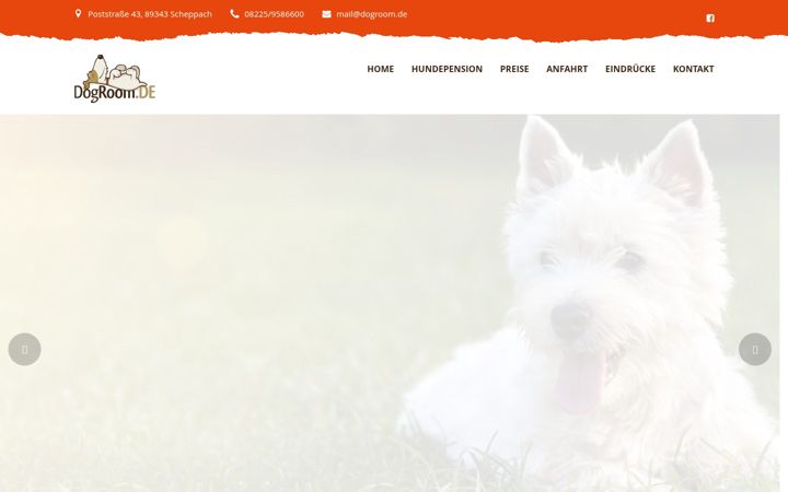 Screenshot of dogroom.de