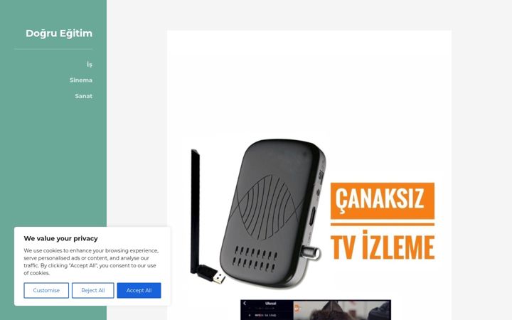 Screenshot of dogruegitim.com