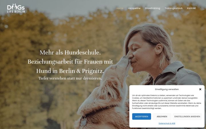 Screenshot of dogs-life-berlin.de