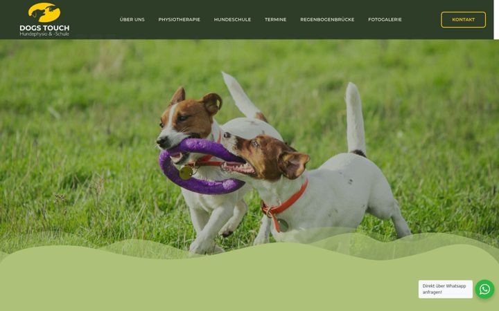 Snímek obrazovky dogs-touch.de