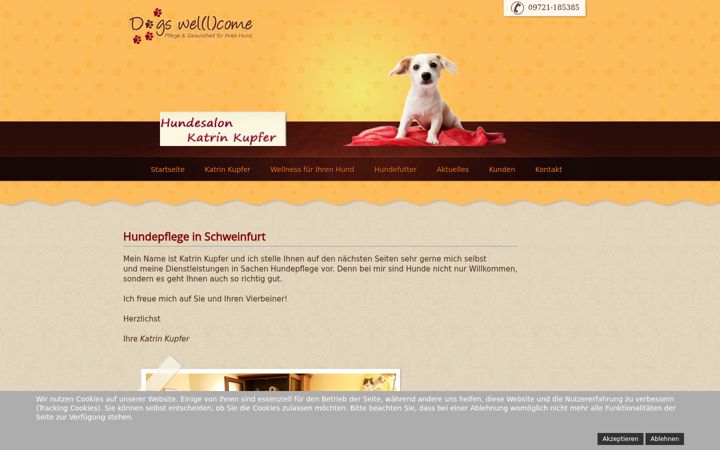 Screenshot of dogs-wellcome.de