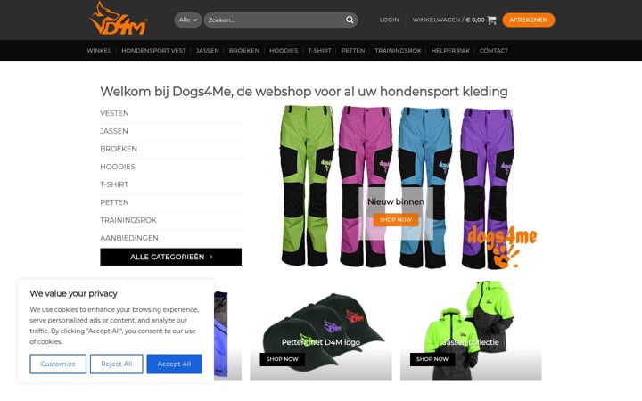 Screenshot of dogs4me.nl