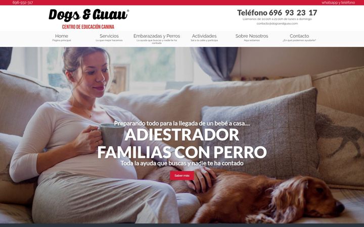 Screenshot of dogsandguau.com