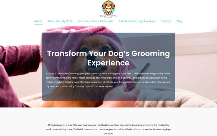Screenshot of dogsapplawskitteryme.org