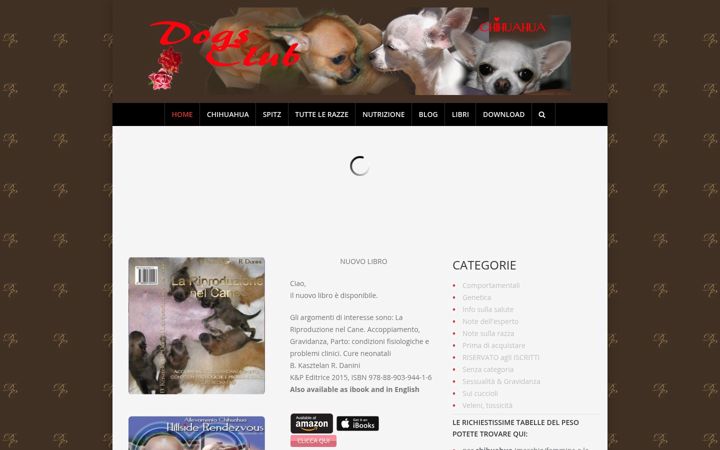 Screenshot of dogsclub.eu