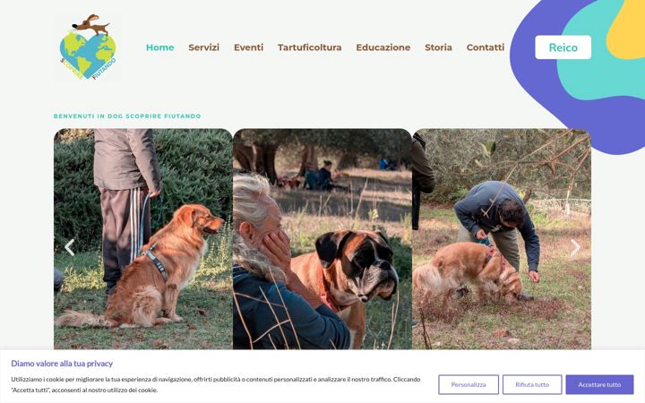 Captura de pantalla de dogscoprirefiutando.it