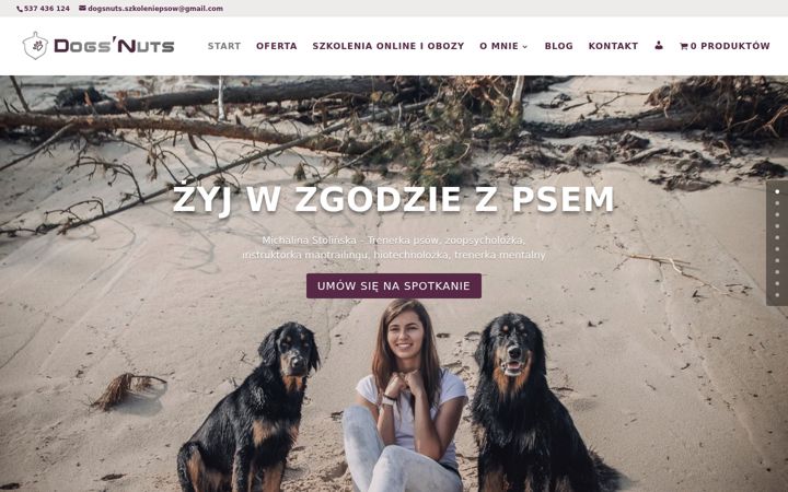 Snimka zaslona za dogsnuts.pl