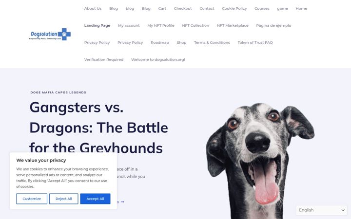 Screenshot of dogsolution.org