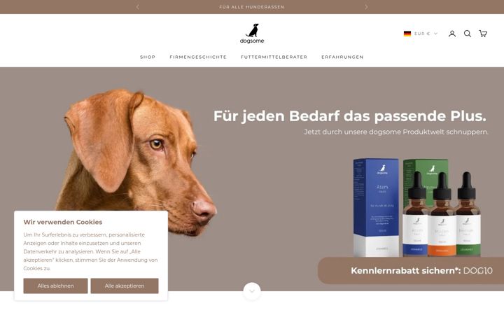 Screenshot of dogsome.de