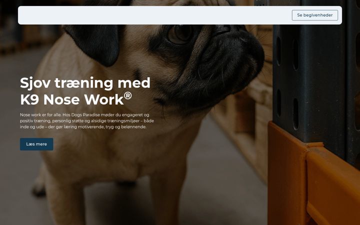 Screenshot of dogsparadise.dk