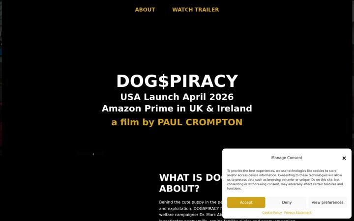Screenshot of dogspiracy.com