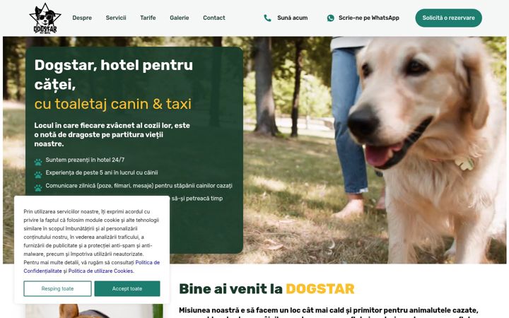 Screenshot of dogstar.ro