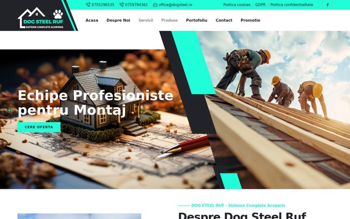 Screenshot of dogsteel.ro