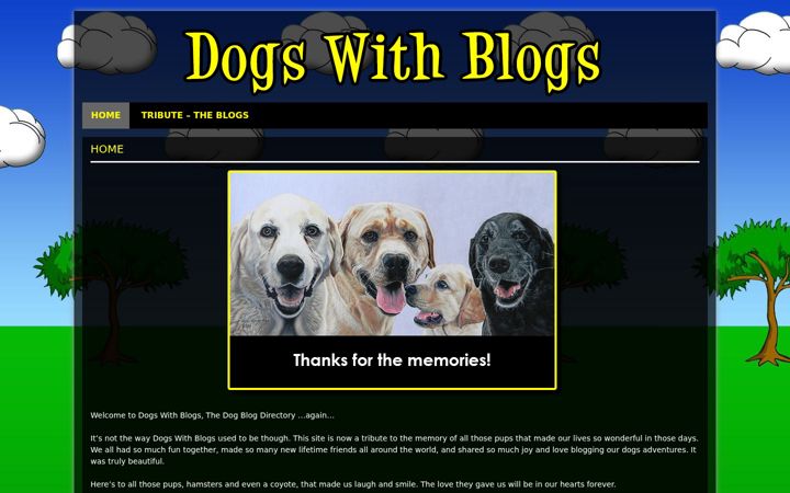 Screenshot of dogswithblogs.com