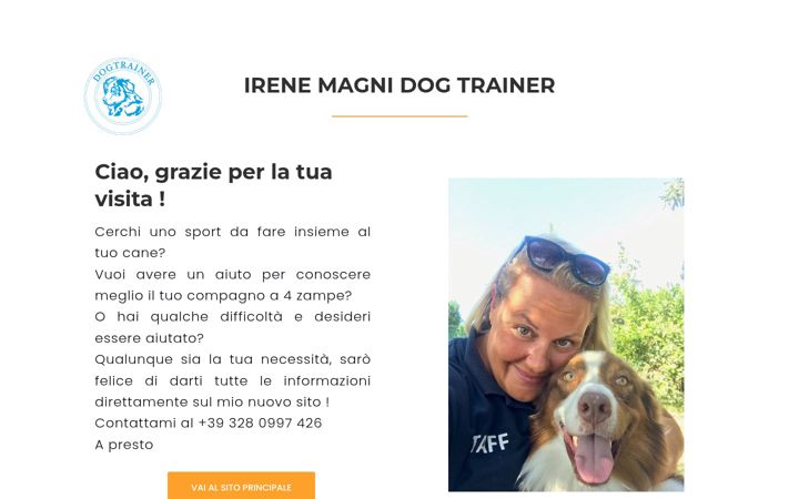 Screenshot of dogtrainernapoli.it