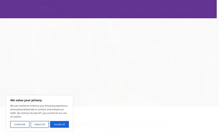 Screenshot of dogtrainernorthamptonshire.co.uk