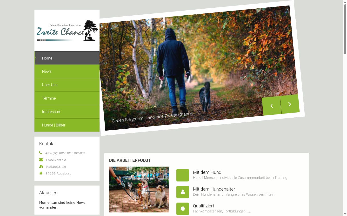 Screenshot des Einwilligungsbanners vor jeglicher Interaktion