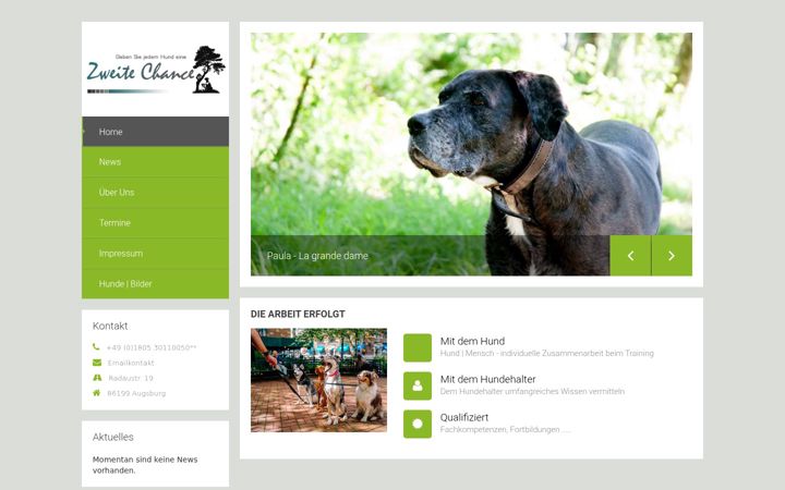 Skærmbillede af dogtraining-center.de