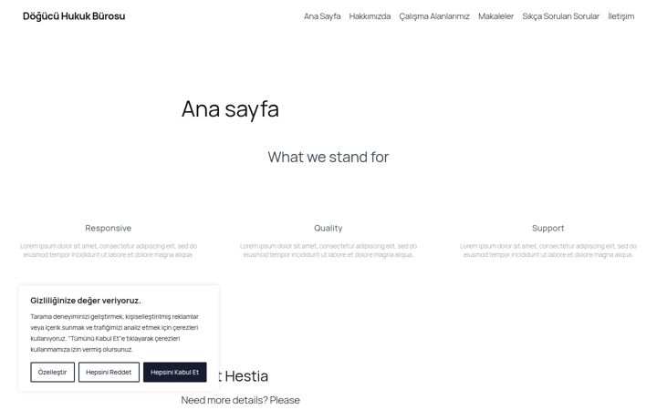 Screenshot of dogucuhukuk.com
