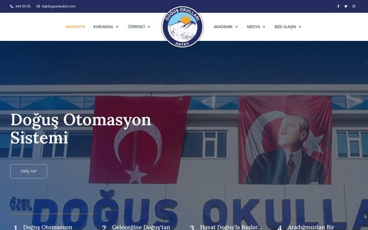 Screenshot of dogusokullari.com