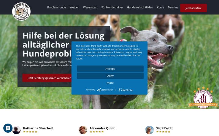 Screenshot of dogwhisper.de