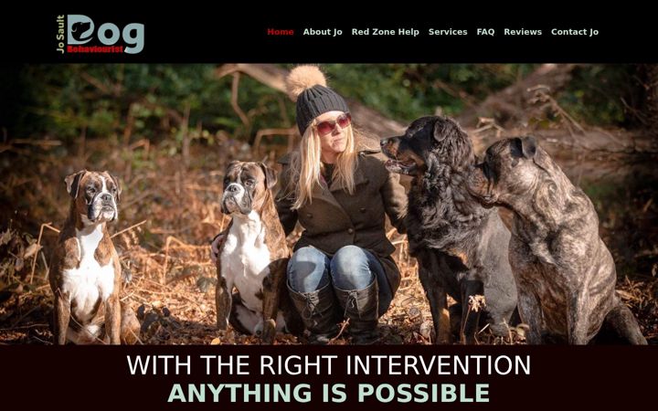 Screenshot of dogwhispererleicester.co.uk