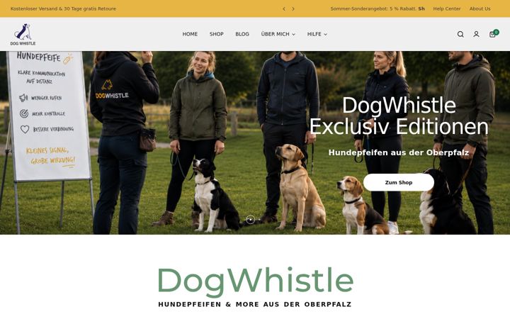 Snimka zaslona za dogwhistle.net