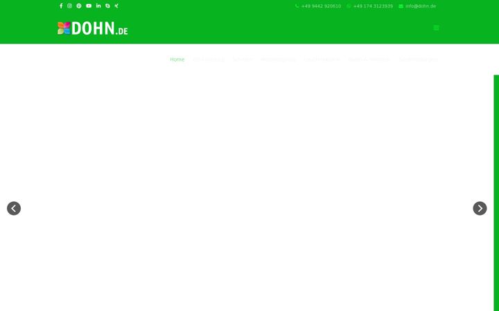 Ekraanipilt saidist dohn-werbetechnik.de