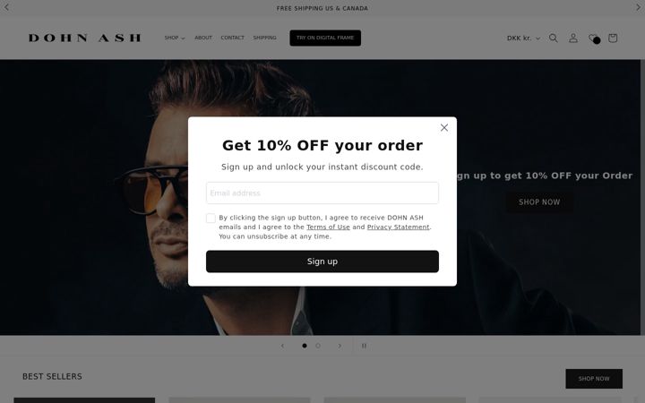 Screenshot of dohnash.com