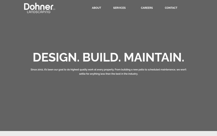 Screenshot of dohnerltd.com