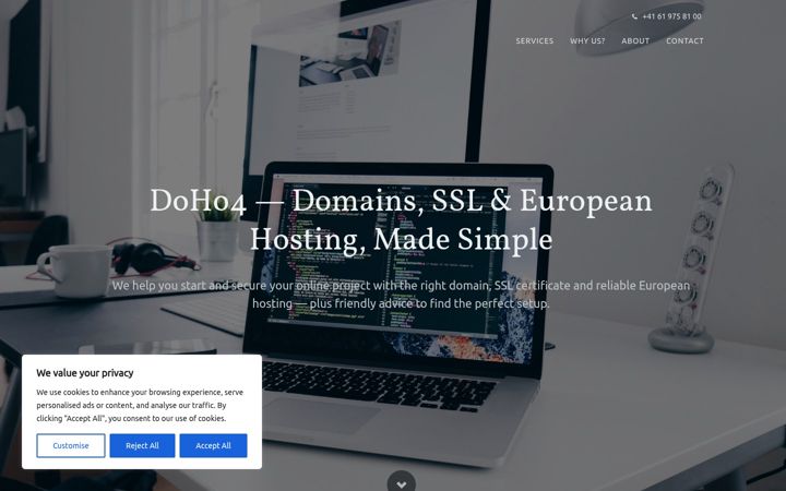 Screenshot of doho4.com