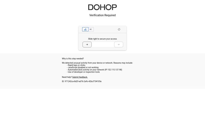 Screenshot of dohop.org