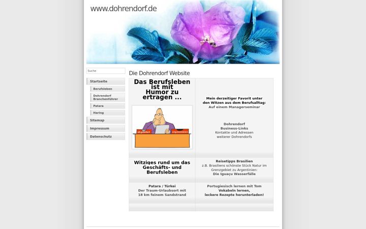 Zrzut ekranu dohrendorf.de