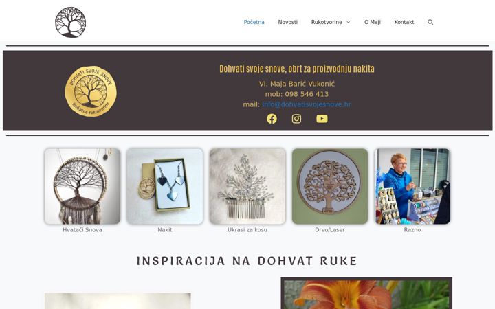Screenshot of dohvatisvojesnove.hr