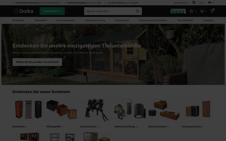 Screenshot of doika.de